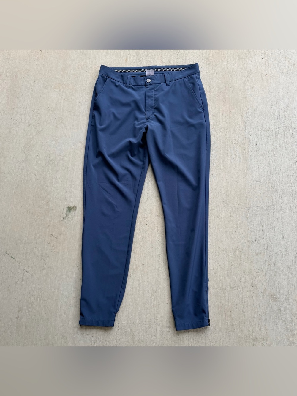Primo Golf Pants Joggers Men Size 34 Tall Stretch Blue
